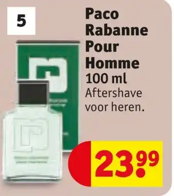 Kruidvat Paco Rabanne Pour Homme aanbieding