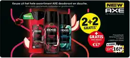 Kruidvat Keuze uit het hele assortiment AXE deodorant en douche aanbieding