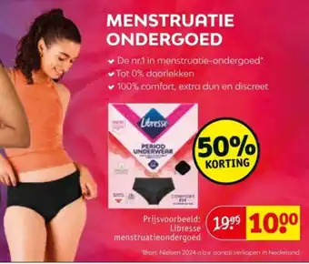 Kruidvat Libresse Menstruatie Ondergoed aanbieding