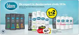 Kruidvat Keuze uit het hele Odorex assortiment aanbieding