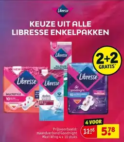 Kruidvat Keuze Uit Alle Libresse Enkelpakken aanbieding