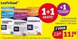Kruidvat Leefvitaal aanbieding