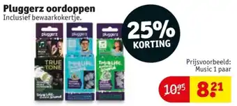 Kruidvat Pluggerz oordoppen aanbieding