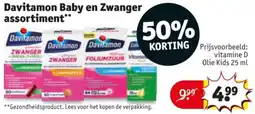 Kruidvat Davitamon Baby en Zwanger Assortiment aanbieding