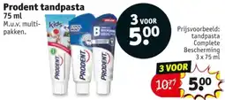 Kruidvat Prodent tandpasta aanbieding