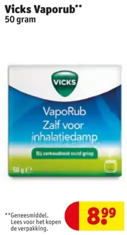 Kruidvat Vicks Vaporub aanbieding