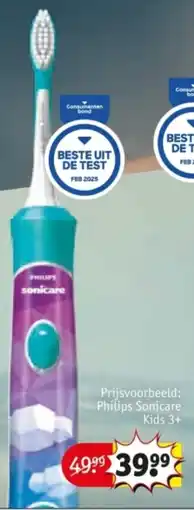 Kruidvat Philips Sonicare Kids 3+ aanbieding