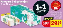 Kruidvat Pampers Babydoekjes aanbieding