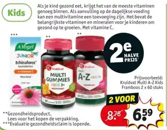Kruidvat A.Vogel en Kruidvat aanbieding