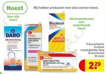 Kruidvat Hoest aanbieding
