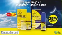 Kruidvat Bach Rescue Stress & Slaap aanbieding