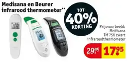 Kruidvat Medisana en Beurer infrarood thermometer aanbieding