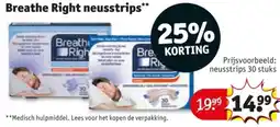 Kruidvat Breathe Right neusstrips aanbieding