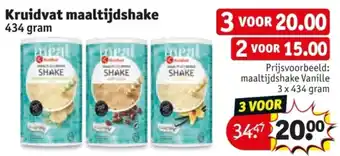 Kruidvat Kruidvat maaltijdshake aanbieding