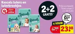 Kruidvat Rascals luiers en Luierbroekjes aanbieding