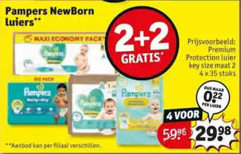 Kruidvat Pampers NewBorn Luiers aanbieding