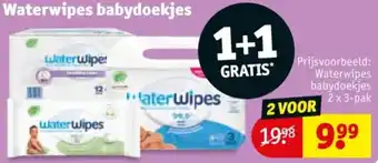 Kruidvat Waterwipes Babydoekjes aanbieding