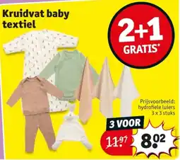 Kruidvat Kruidvat Baby Textiel aanbieding
