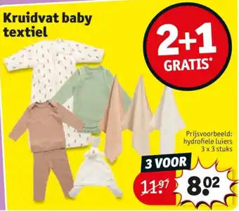 Kruidvat Kruidvat Baby Textiel aanbieding