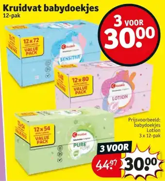 Kruidvat Kruidvat Babydoekjes aanbieding