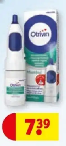 Kruidvat Otrivin Menthol aanbieding