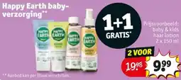Kruidvat Happy Earth Babyverzorging aanbieding
