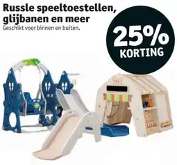 Kruidvat Russle speeltoestellen, glijbanen en meer aanbieding