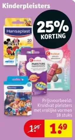 Kruidvat Kinderpleisters aanbieding