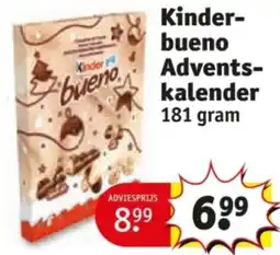 Kruidvat Kinder Bueno Adventskalender aanbieding