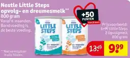 Kruidvat Nestle Little Steps opvolg en dreumesmelk aanbieding