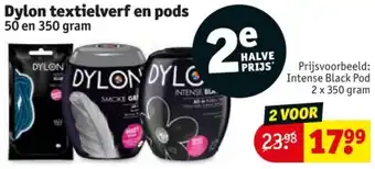 Kruidvat Dylon textielverf en pods aanbieding
