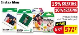 Kruidvat Instax films aanbieding