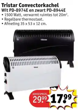 Kruidvat Tristar Convectorkachel aanbieding