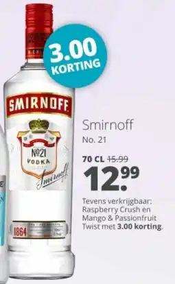 Mitra Smirnoff No. 21 aanbieding