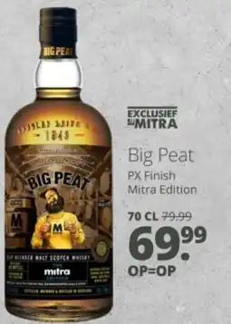 Mitra Big Peat PX Finish Mitra Edition aanbieding