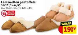 Kruidvat Lamswollen pantoffels aanbieding