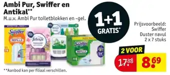 Kruidvat Ambi Pur, Swiffer en Antikal aanbieding