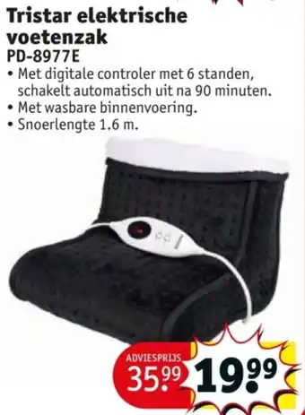 Kruidvat Tristar elektrische voetenzak PD-8977E aanbieding