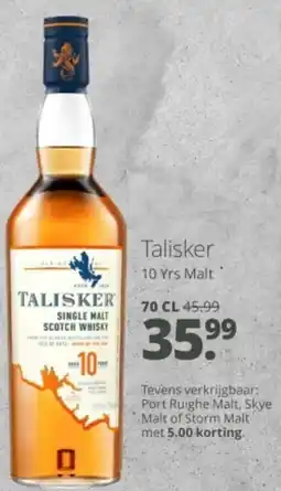 Mitra Talisker 10 Yrs Malt aanbieding