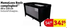Kruidvat MamaLoes Basic campingbed aanbieding