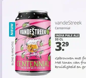 Mitra VandeStreek Centennial aanbieding