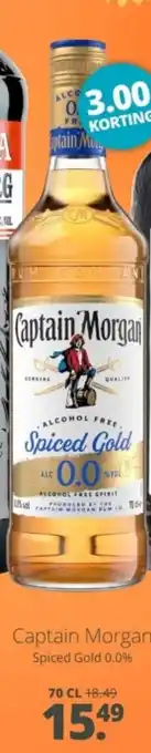 Mitra Captain Morgan Spiced Gold 0.0% aanbieding