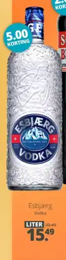 Mitra Esbjærg Vodka aanbieding