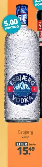 Mitra Esbjærg Vodka aanbieding