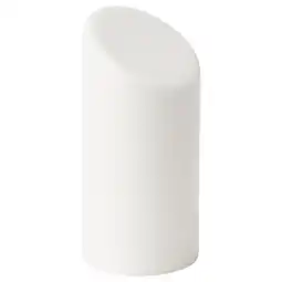 IKEA Adeellovskog witte led kaars, schuine bovenkant, plastic, binnen/buiten gebruik aanbieding