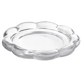IKEA Helder glazen bloemvormige kandelaar. Modern design, uit één stuk aanbieding
