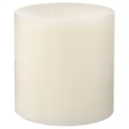IKEA Witte cilindrische kaars, gladde afwerking, eenvoudig ontwerp aanbieding