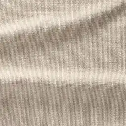 IKEA Close-up van getextureerde beige meubelstof, glad en duurzaam aanbieding