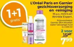 Trekpleister L'Oréal Paris en Garnier gezichtsverzorging en reiniging aanbieding