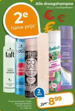 Trekpleister Alle droogshampoo aanbieding